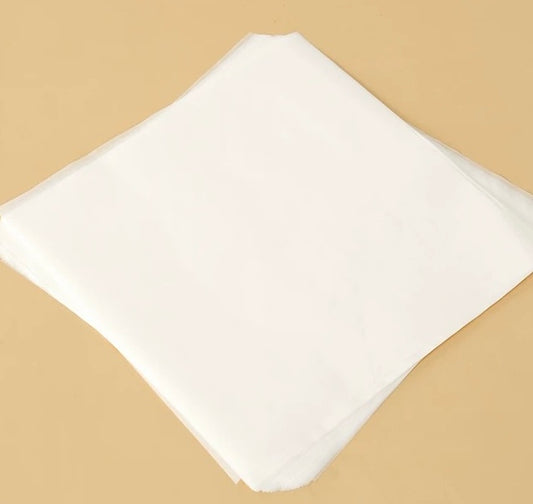 White silicone paper